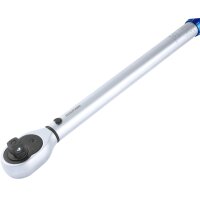 TECPO Drehmomentschlüssel (1/2") 40 - 220 Nm + Kraft-Schoneinsatz-Satz SW 17mm 19mm