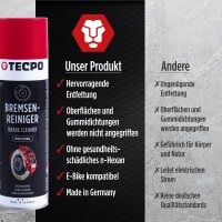 36x TECPO Bremsenreiniger Universal Reiniger, 500 ml