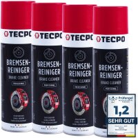 4x TECPO Bremsenreiniger Universal Reiniger, 500 ml