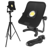 TECPO AKKU COB LED 50W Arbeitsleuchte 4500 Lumen Strahler...
