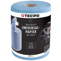 2x TECPO Putzrolle blau 2-lagig, 23x30 cm, MINI-300
