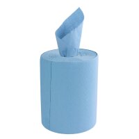 2x TECPO Putzrolle blau 2-lagig, 23x30 cm, MINI-300