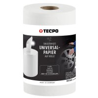4x TECPO Putzrolle 2-lagig, 23x30 cm, WEIß-300