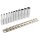 TECPO Steckschlüssel Satz, tief, 1/4", 4-13 mm, 11-tlg + Umschaltknarre 1/4"