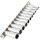 TECPO Steckschlüssel Satz, tief, 1/4", 4-13 mm, 11-tlg + Umschaltknarre 1/4"