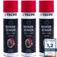 3x TECPO Bremsenreiniger Universal Reiniger, 500 ml