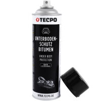 2x TECPO Unterbodenschutz Bitumen schwarz, 500 ml