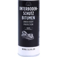 6x TECPO Unterbodenschutz Bitumen schwarz, 500 ml