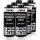 6x TECPO Unterbodenschutz Überlackierbar Schwarz, 1000 ml