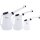 TECPO Ölkannen mit flexiblem Ausgussstutzen und Deckel 1L, 3L, 5L