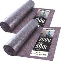 2x TECPO Malervlies Abdeckvlies 50m x 0,645m 200g/m²