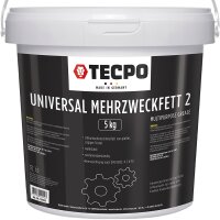2x TECPO Universal Mehrzweckfett 2, 5 kg