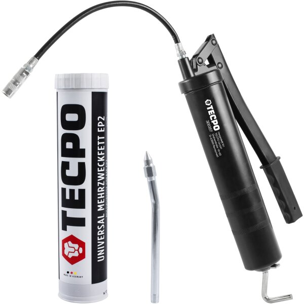 1x 400g TECPO Universal Mehrzweckfett EP2 + Handhebel Fettpresse
