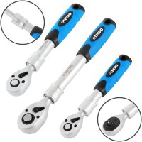 TECPO 3x Ausziehbare-Umschaltknarren 1/4",...