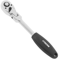 2x TECPO Gelenkknarre 1/2" + 1/4" Ratsche flexibel mit Schnellverschluss