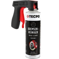 12x TECPO Bremsenreiniger Universal Reiniger, 500 ml + Handgriff