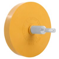 12x TECPO Folienradierer Etiketten Klebereste Aufkleber Entferner Ø 90 mm