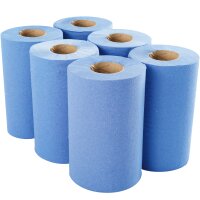 12x TECPO Putztuchrolle Handtuchrolle 1-lagig 120m