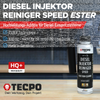 10x TECPO Diesel SPEED Injektor Reiniger Ester, 300 ml