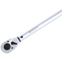 TECPO Drehmomentschlüssel (1/2") 60 - 330 Nm + Kraft-Schoneinsatz-Satz SW 17mm 19mm 21mm