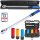 TECPO Drehmomentschlüssel (1/2") 60 - 330 Nm + Kraft-Schoneinsatz-Satz SW 17mm 19mm 21mm
