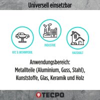 TECPO 2x Hochtemperatur Silikon Dichtung HSD 30 schwarz, 200 ml