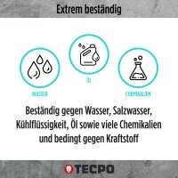 TECPO 2x Hochtemperatur Silikon Dichtung HSD 30 schwarz, 200 ml
