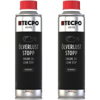 2x TECPO Öl-Verlust Stop Additiv, 300 ml