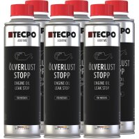 6x TECPO Öl-Verlust Stop Additiv, 300 ml