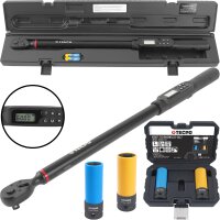 Digitaler Drehmomentschlüssel 1/2" 17-340 Nm +...