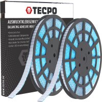 2x TECPO Auswucht Klebegewichte 1200x5g in Rolle