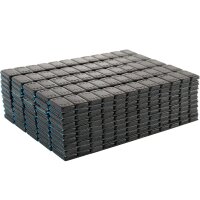 1200x TECPO Klebegewichte Black Auswucht Gewichte, 5g + Kunststoffschaber