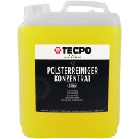 TECPO Polsterreiniger Konzentrat Multi Clean 5L + Druckluft Reinigungspistole 1L