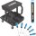 TECPO Werkstatt Rollsitz + Schraubendreher, 6-tlg. + LED Arbeitslampe