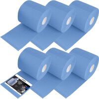 6x Putzrolle blau 2-lagig 21x34 cm "MINI-500"