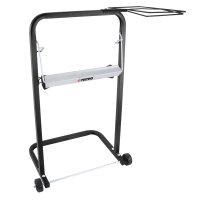 TECPO Bodenständer + Müllsackhalterung + 2 Putztuchrollen 3-lagig, 36 cm