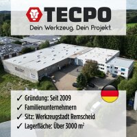 TECPO Steckschlüssel-Satz, 92-tlg, 1/4+3/8", ZOLL + LED Akku Handlampe 500 Lumen