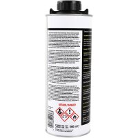 6x TECPO Unterbodenschutz Überlackierbar Schwarz, 1000 ml + Druckluft Unterbodenschutz Pistole