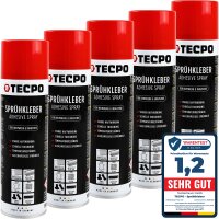 5x TECPO Sprühkleber Hochtemperatur Industriekleber,...