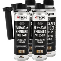 4x TECPO Vergaserreiniger ESTER Speed-XM Drosselkappen...