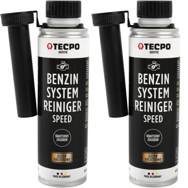 2x TECPO Benzin System Speed Reiniger ESTER, 300 ml