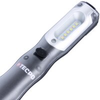 4x TECPO LED Akku Handlampe 300 Lumen + USB Kabel