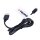 4x TECPO LED Akku Handlampe 300 Lumen + USB Kabel