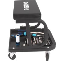 2x TECPO Werkstatt-Rollsitz mit Ablage KFZ Rollhocker