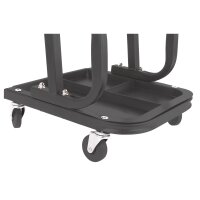 TECPO Werkstattrollhocker mit Werkzeug Ablage + AKKU Werkstattlampe, 500 Lumen