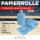Putzrolle blau 2-lagig, 23x30 cm, MINI-300, 12x