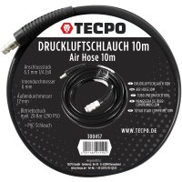 TECPO Druckluftschlauch 10 m + Druckluft...