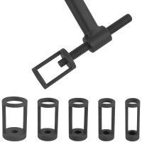 TECPO Universal Ventilfederspanner-Satz, 16-30 mm + Hochtemperatur Silikon Dichtung HSD 30 schwarz 200 ml