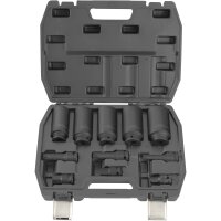TECPO Vielzahn Nüsse für Antriebswellen 1/2 Zoll, 11-tlg.