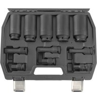 TECPO Vielzahn Nüsse für Antriebswellen 1/2 Zoll, 11-tlg.